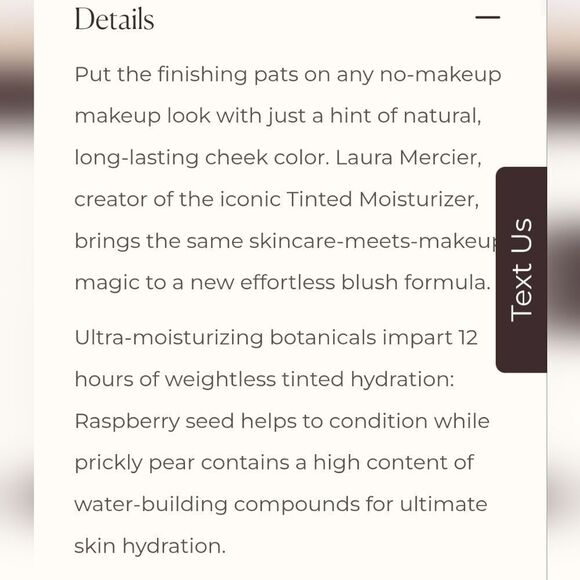 LAURA MERCIER Moisturizing Cream Blush in Provence Pale Pink Nude NEW - Picture 11 of 12